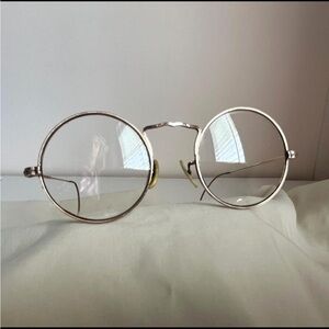 Vintage 1930s American Optical Gold Eyeglasses Spectacles Small